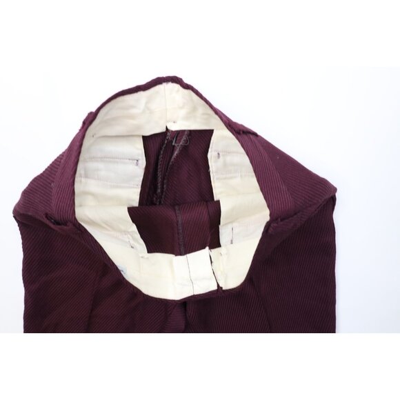 Vintage 70s Lee Mens 34x31 Whipcord Ribbed Knit Corduroy Bell Bottoms Pants USA - Picture 7 of 12